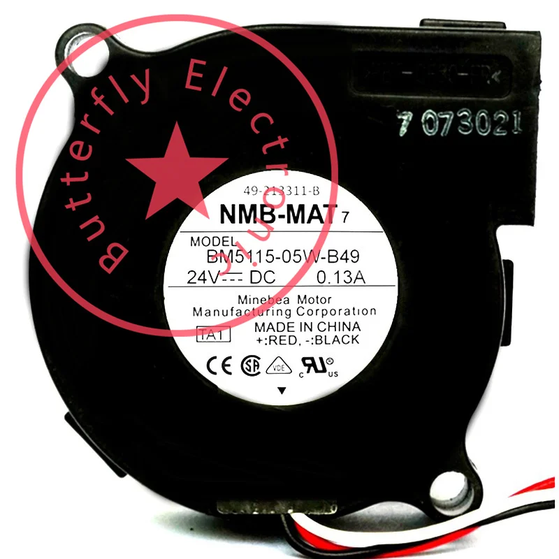 Новинка, BM5115-05W-B49 24V 0.13A 5 см, охлаждающий вентилятор, кулер 50*50*15 мм 5015
Новинка, BM5115-05W-B49 24V 0.13A 5 см, охлаждающий вентилятор, кулер 50*50*15 мм 5015