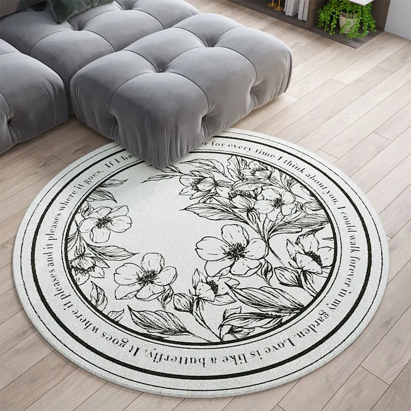 Nordic Light Luxury round Carpet Living Room Thickened Ins Carpet Hanging Basket Carpet Retro Style Bedroom Bedside Carpet Mat
Nordic Light Luxury round Carpet Living Room Thickened Ins Carpet Hanging Basket Carpet Retro Style Bedroom Bedside Carpet Mat