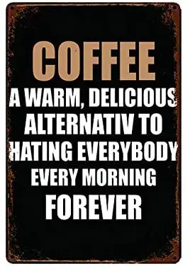Coffee Coffee Menu Vintage Style Metal Sign Iron Painting for Indoor & Outdoor Home Bar Coffee Kitchen Wall Decor 8 X 12 Inch
Coffee Coffee Menu Vintage Style Metal Sign Iron Painting for Indoor & Outdoor Home Bar Coffee Kitchen Wall Decor 8 X 12 Inch