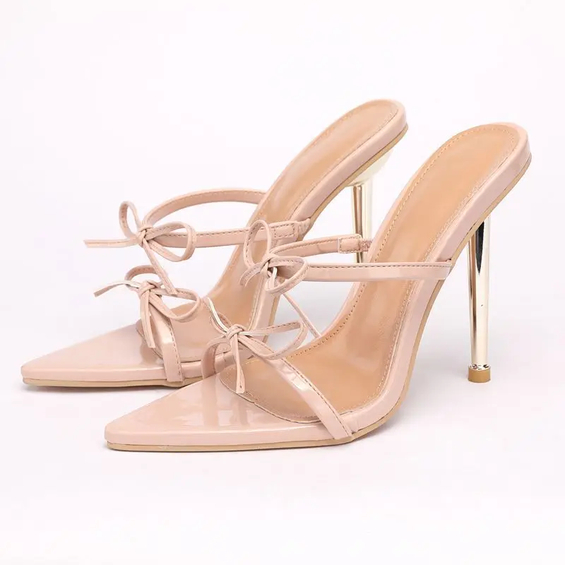 Summer Women Slippers Sandals Fashion Butterfly-Knot PU leather Women's Pumps Mules Sexy high heels Shoes zapatos de mujer
Summer Women Slippers Sandals Fashion Butterfly-Knot PU leather Women's Pumps Mules Sexy high heels Shoes zapatos de mujer