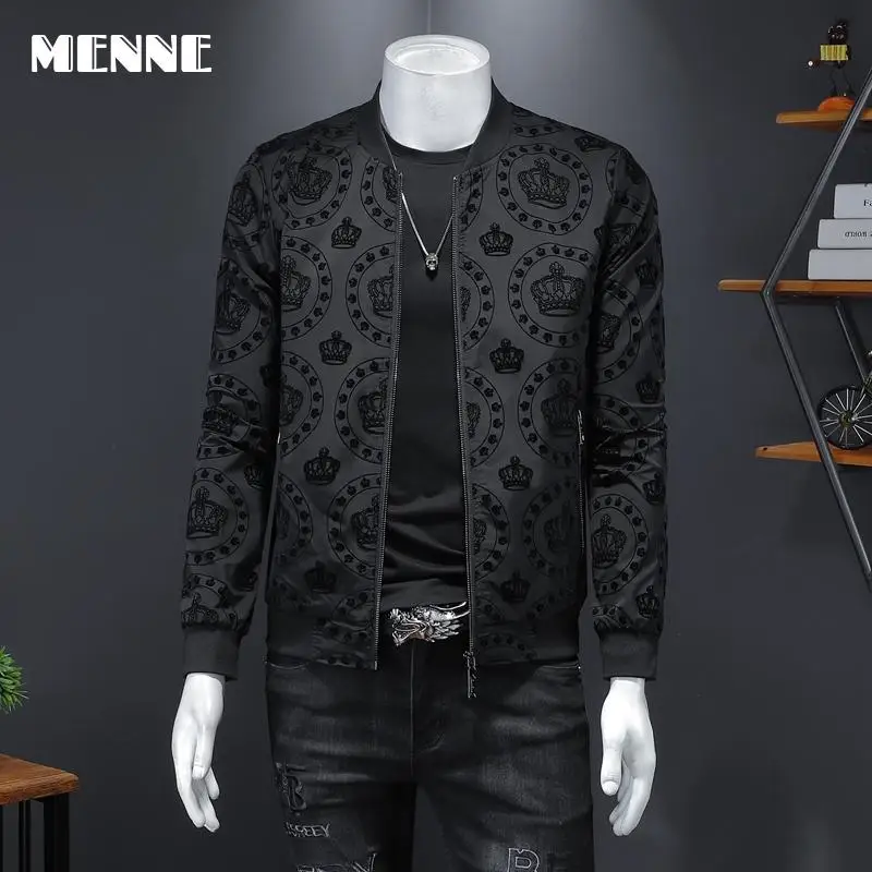 2021 New arrival Spring jackets men fashion Printing flocking Baseball collar Mens jacket Casual jacket for men
2021 New arrival Spring jackets men fashion Printing flocking Baseball collar Mens jacket Casual jacket for men