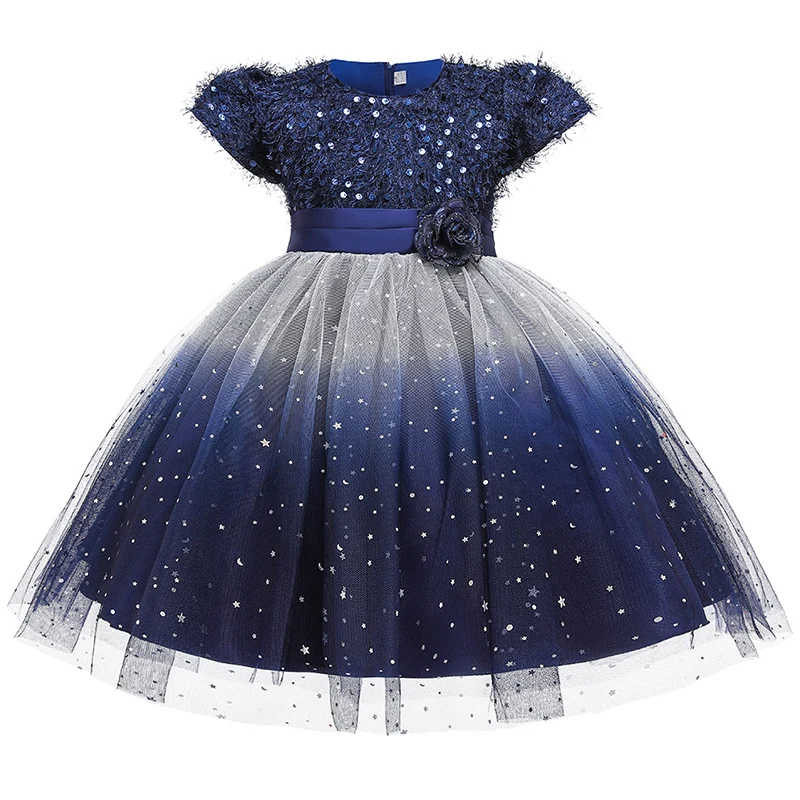 Elegant Girls Sequined Net Dresses Kids Party Wedding Princess Dresses Children Starry Sky Contrast Flower Girl Dresses Costume
Elegant Girls Sequined Net Dresses Kids Party Wedding Princess Dresses Children Starry Sky Contrast Flower Girl Dresses Costume
