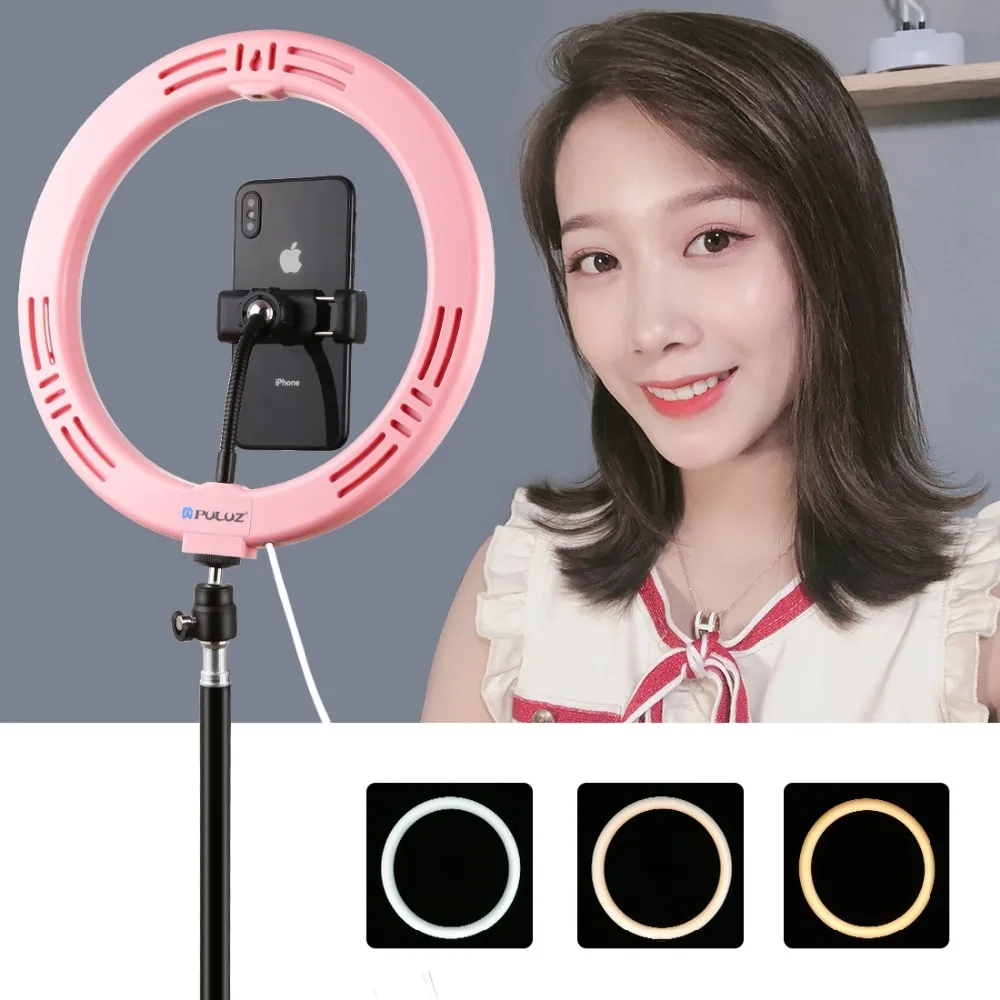 10.2 inch 26cm USB Dimmable LED Ring Light Photography Fill light blogger Vlogging Youtube Video Light with Head & Phone Clamp
10.2 inch 26cm USB Dimmable LED Ring Light Photography Fill light blogger Vlogging Youtube Video Light with Head & Phone Clamp