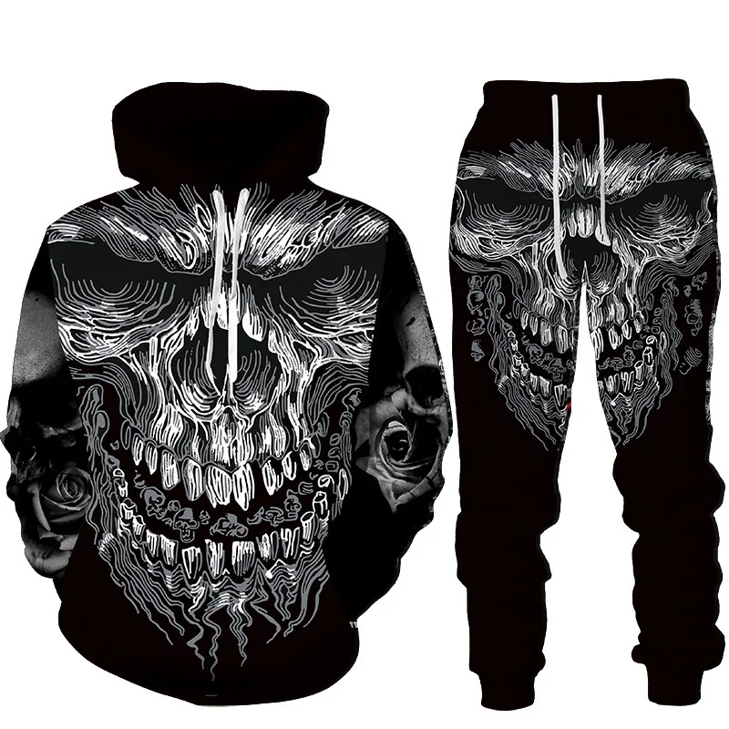 Skull 3d Printed Casual Hoodies Jogger Pants 2pc Set Suit Autumn Winter Fashion Trend Men Tracksuit Men's Oversized Clothes 6XL
Skull 3d Printed Casual Hoodies Jogger Pants 2pc Set Suit Autumn Winter Fashion Trend Men Tracksuit Men's Oversized Clothes 6XL
