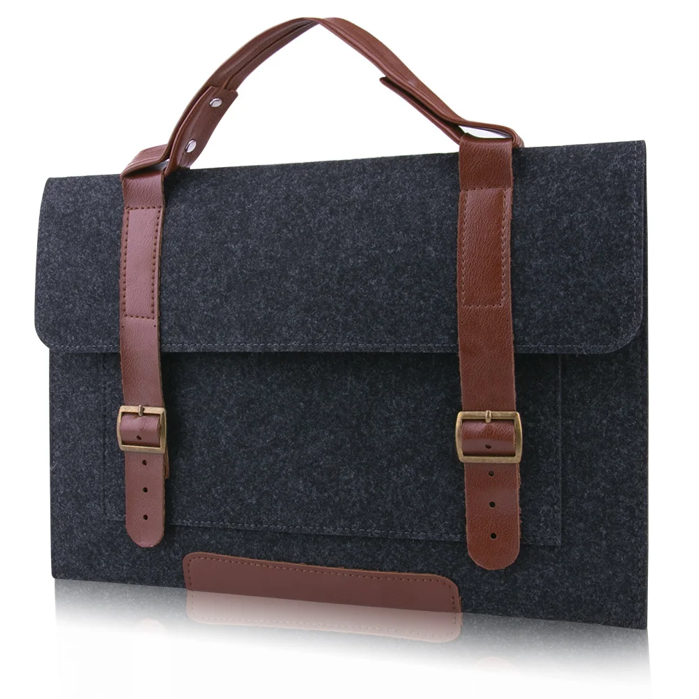 11" 13" 15" Laptop Sleeve Handle Felt Ultralight Notebook Tablet Case Front-pocket Pouch Bag Briefcases for Macbook/ Dell /HP
11" 13" 15" Laptop Sleeve Handle Felt Ultralight Notebook Tablet Case Front-pocket Pouch Bag Briefcases for Macbook/ Dell /HP