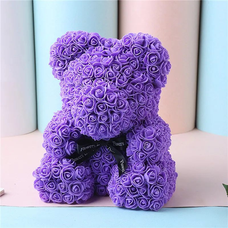 40 cm Creative Rose Teddy Bear Rose Flower Valentines Day Gift Artificial Rose Flower Decoration Gifts Women Valentines Gift
40 cm Creative Rose Teddy Bear Rose Flower Valentines Day Gift Artificial Rose Flower Decoration Gifts Women Valentines Gift
