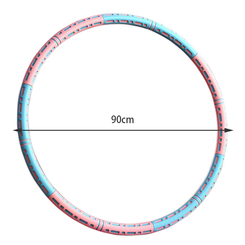 Fitness Sport Hoop Removable 6 Section Foam Hoop Gym Body Building Thin Waist Fitness Circle Indoor Rim Yoga Crossfit Equipment 
Fitness Sport Hoop Removable 6 Section Foam Hoop Gym Body Building Thin Waist Fitness Circle Indoor Rim Yoga Crossfit Equipment