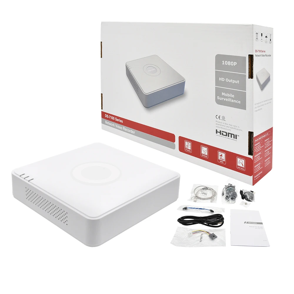 Hikvision Original NVR DS-7104NI-Q1/4P 4CH POE NVR 6MP View 4MP Record H.265+ SATA for POE IPC Security Network Video Recorder
Hikvision Original NVR DS-7104NI-Q1/4P 4CH POE NVR 6MP View 4MP Record H.265+ SATA for POE IPC Security Network Video Recorder