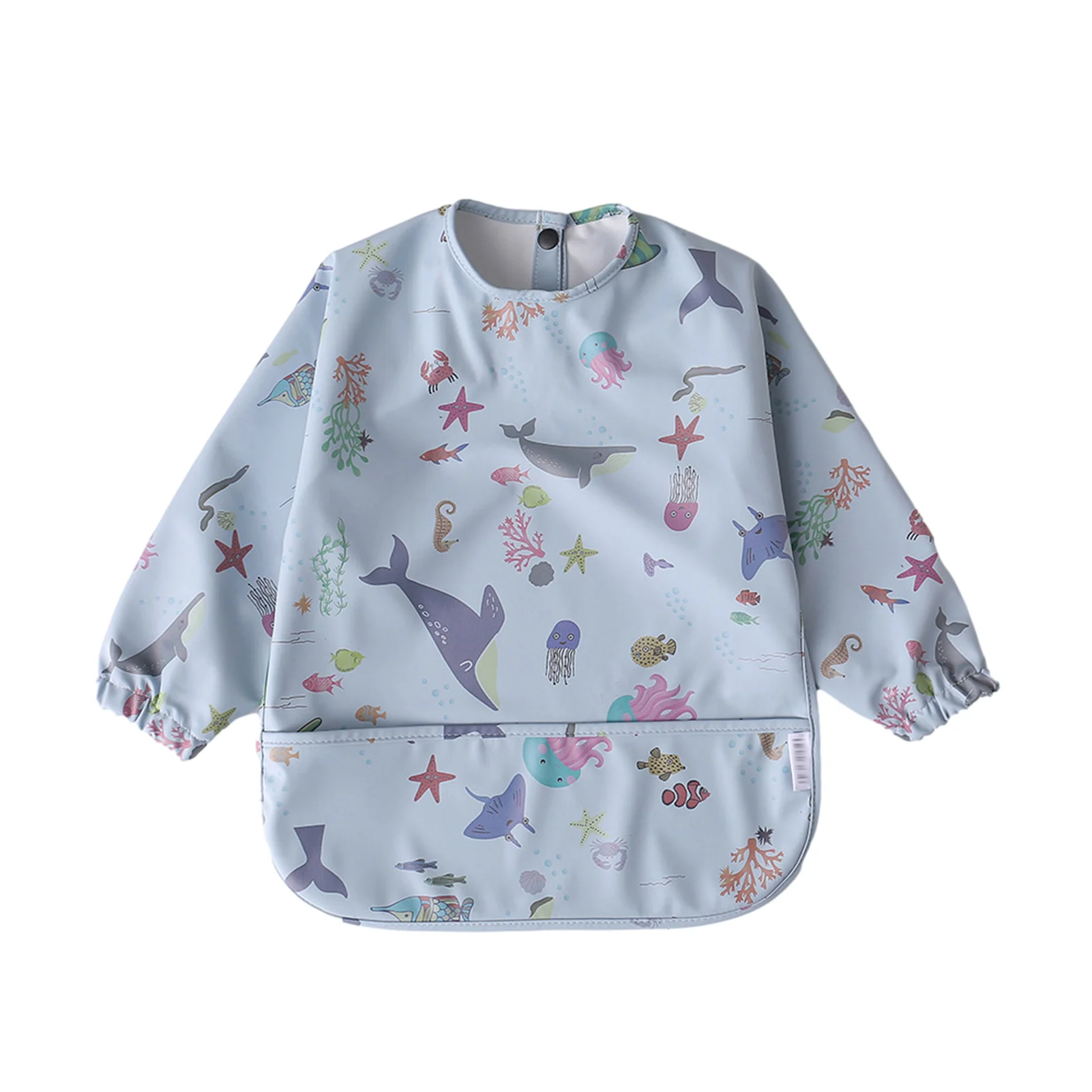 2 Sizes Baby Bibs Waterproof With Long Sleeved Soft PU Leather Infant Eating Bib With Pocket Children Apron Feeding Burp Cloth
2 Sizes Baby Bibs Waterproof With Long Sleeved Soft PU Leather Infant Eating Bib With Pocket Children Apron Feeding Burp Cloth