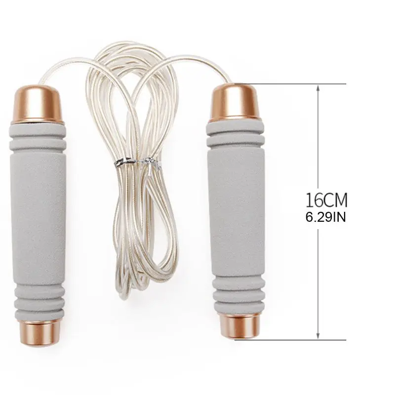 Protable Wire Skipping Rope Adjustable Druable Speed Jump Rope Bearing Load Soft
Protable Wire Skipping Rope Adjustable Druable Speed Jump Rope Bearing Load Soft