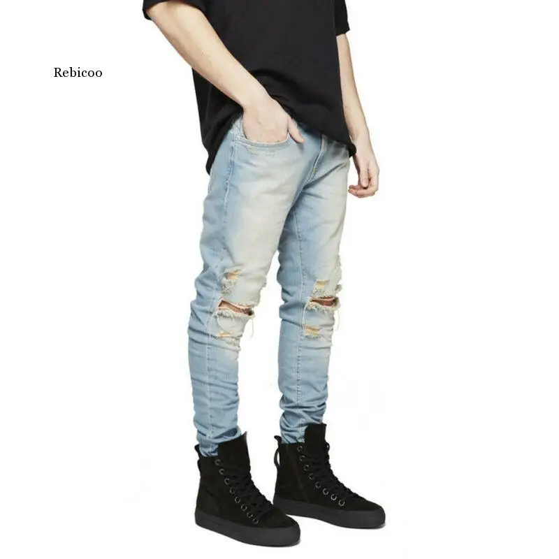 Universal Fashion Men Ripped Straight Jeans Long Pants Slim Trousers Jeggings Casual Denim Bottoms
Universal Fashion Men Ripped Straight Jeans Long Pants Slim Trousers Jeggings Casual Denim Bottoms
