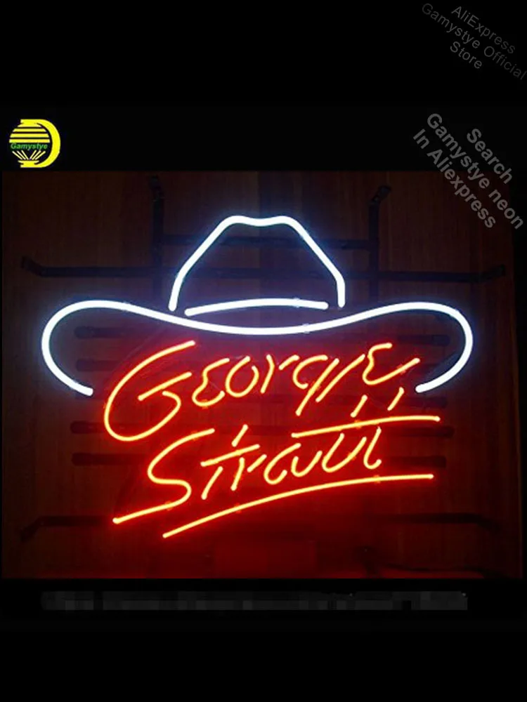 George Strait Neon Sign neon bulb Sign Real Glass Tube neon lights vintage Lamp Recreation Beer Room Iconic Sign Neon Bar Lamp
George Strait Neon Sign neon bulb Sign Real Glass Tube neon lights vintage Lamp Recreation Beer Room Iconic Sign Neon Bar Lamp