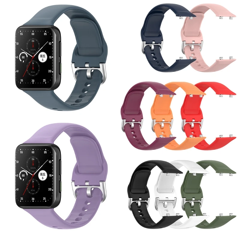 Fashion Watch Strap Compatible for OPPO Watch 2 46mm 42mm Smartwatch Silicone Sports Bracelet Replacement Band Watchband
Fashion Watch Strap Compatible for OPPO Watch 2 46mm 42mm Smartwatch Silicone Sports Bracelet Replacement Band Watchband