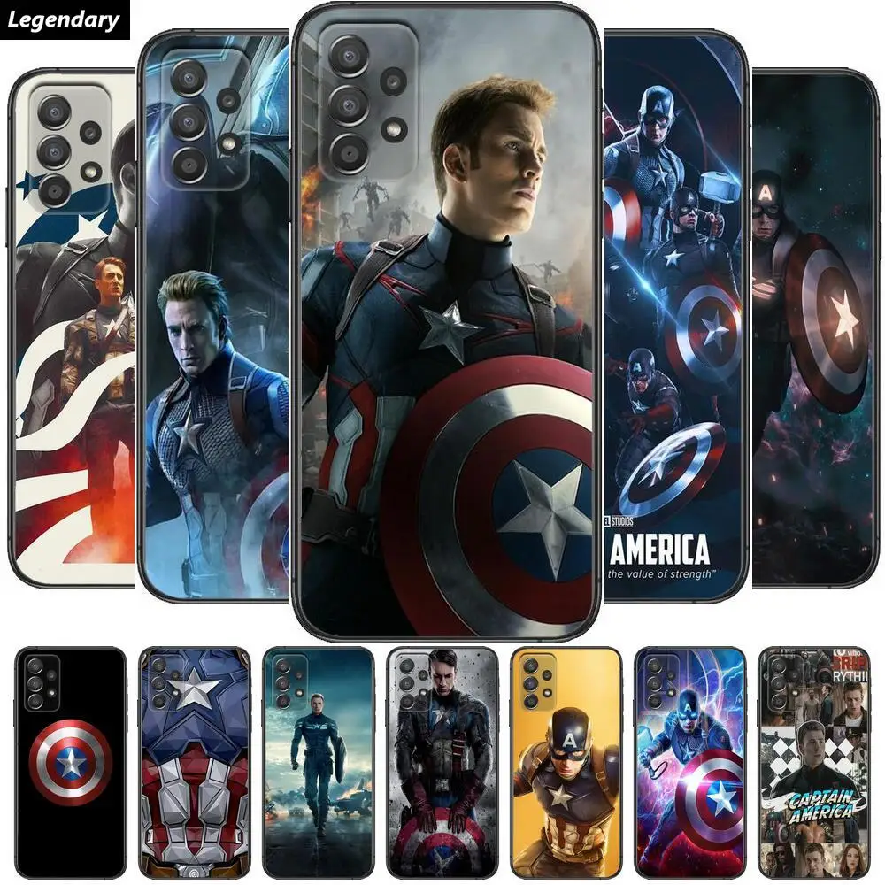 Captain America Phone Case Hull For Samsung Galaxy A70 A50 A51 A71 A52 A40 A30 A31 A90 A20E 5G a20s Black Shell Art Cell Cove
Captain America Phone Case Hull For Samsung Galaxy A70 A50 A51 A71 A52 A40 A30 A31 A90 A20E 5G a20s Black Shell Art Cell Cove