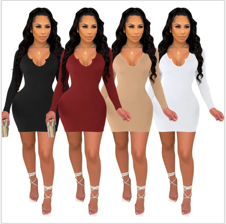 New Autumn Casual Women's Dresses Vintage Bodycon Pullover Summer Dress Simply Ruched Y2K Women's Clothing 2021 Wholesale
New Autumn Casual Women's Dresses Vintage Bodycon Pullover Summer Dress Simply Ruched Y2K Women's Clothing 2021 Wholesale