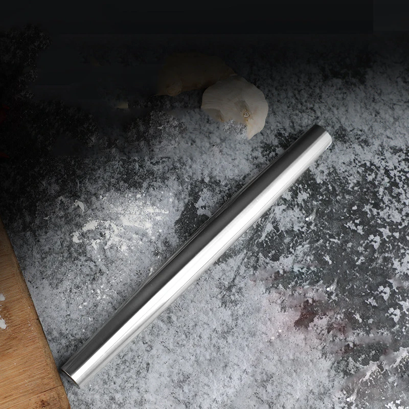 Stainless Steel Rolling Pin Dumplings Pressed Dough Sticks Home Baking Roller Noodle Sticks Embossed Rolling Pin Fondant Roller
Stainless Steel Rolling Pin Dumplings Pressed Dough Sticks Home Baking Roller Noodle Sticks Embossed Rolling Pin Fondant Roller