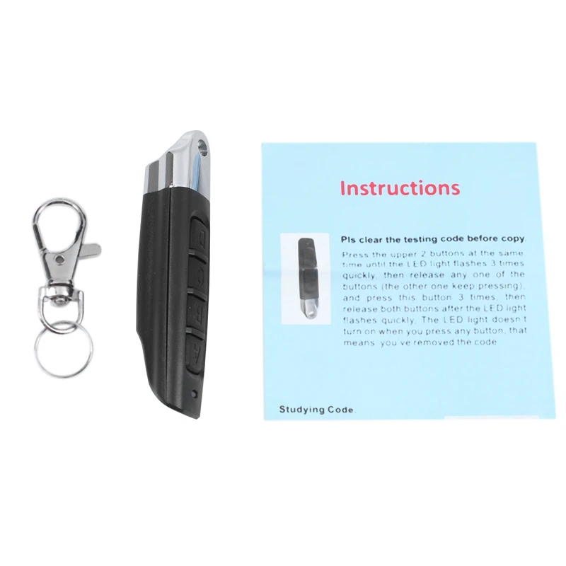 433Mhz Remote Control Garage Gate Door Opener Remote Control Duplicator Clone Cloning Code Car Key
433Mhz Remote Control Garage Gate Door Opener Remote Control Duplicator Clone Cloning Code Car Key
