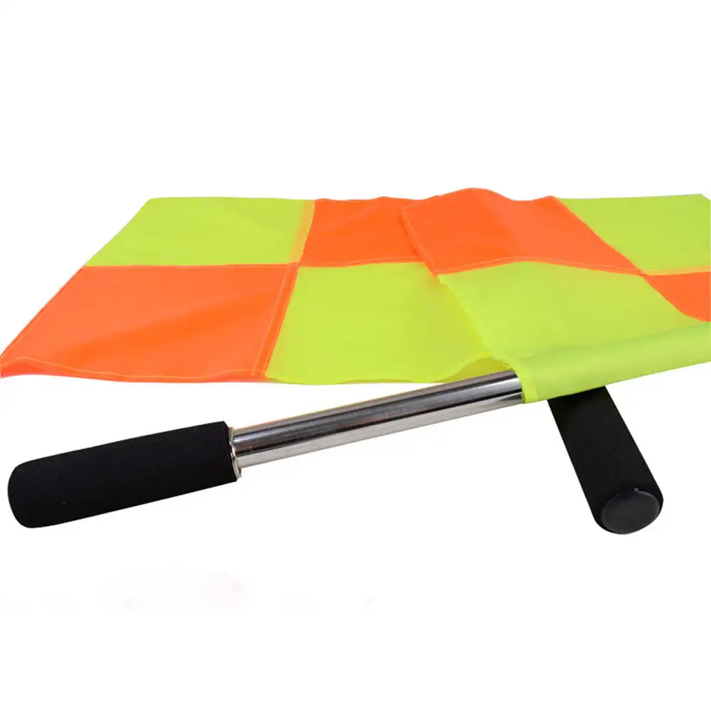 2pcs Football Referee Flags Fair Play Flag Sports Match Soccer Linesman Flags Referee Equipment 
2pcs Football Referee Flags Fair Play Flag Sports Match Soccer Linesman Flags Referee Equipment