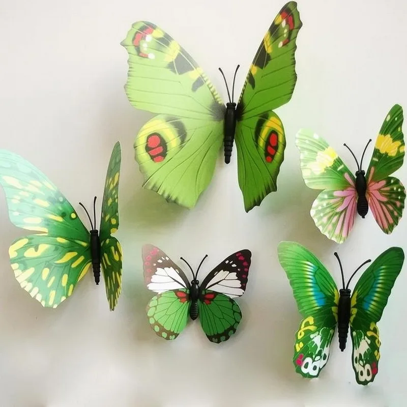 12 Pcs/Set 3D Colorful Butterfly Wall Decor Cute Butterflies Wall Stickers DIY Art Wallpaper Art Decal Kids Home Wall Decoration
12 Pcs/Set 3D Colorful Butterfly Wall Decor Cute Butterflies Wall Stickers DIY Art Wallpaper Art Decal Kids Home Wall Decoration