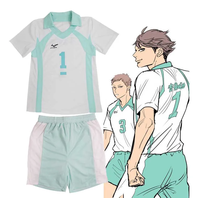 Costumebuy Haikyuu Kageyama Tobio Aoba Johsai Koushi Sugawara Oikawa Tooru Cosplay Costume Uniform Jersey Tops And Shorts
Costumebuy Haikyuu Kageyama Tobio Aoba Johsai Koushi Sugawara Oikawa Tooru Cosplay Costume Uniform Jersey Tops And Shorts