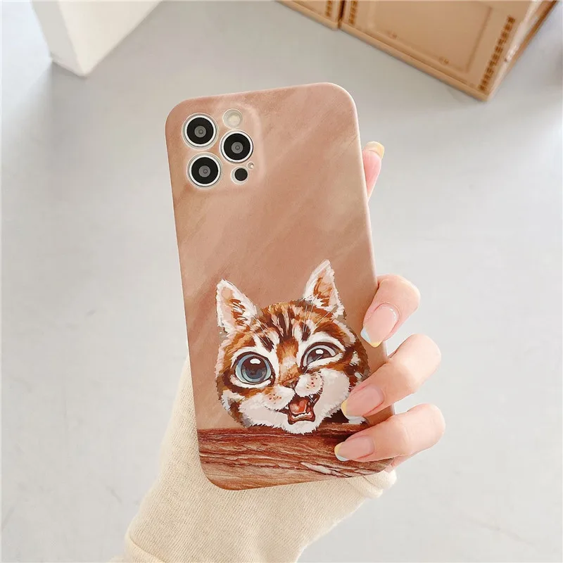 Retro Oil painting cat kitten kawaii Japanese Phone Case For iPhone 11 12 Pro Max Xs Max XR Xs 7 8 Plus X 7Plus case Cute Cover
Retro Oil painting cat kitten kawaii Japanese Phone Case For iPhone 11 12 Pro Max Xs Max XR Xs 7 8 Plus X 7Plus case Cute Cover