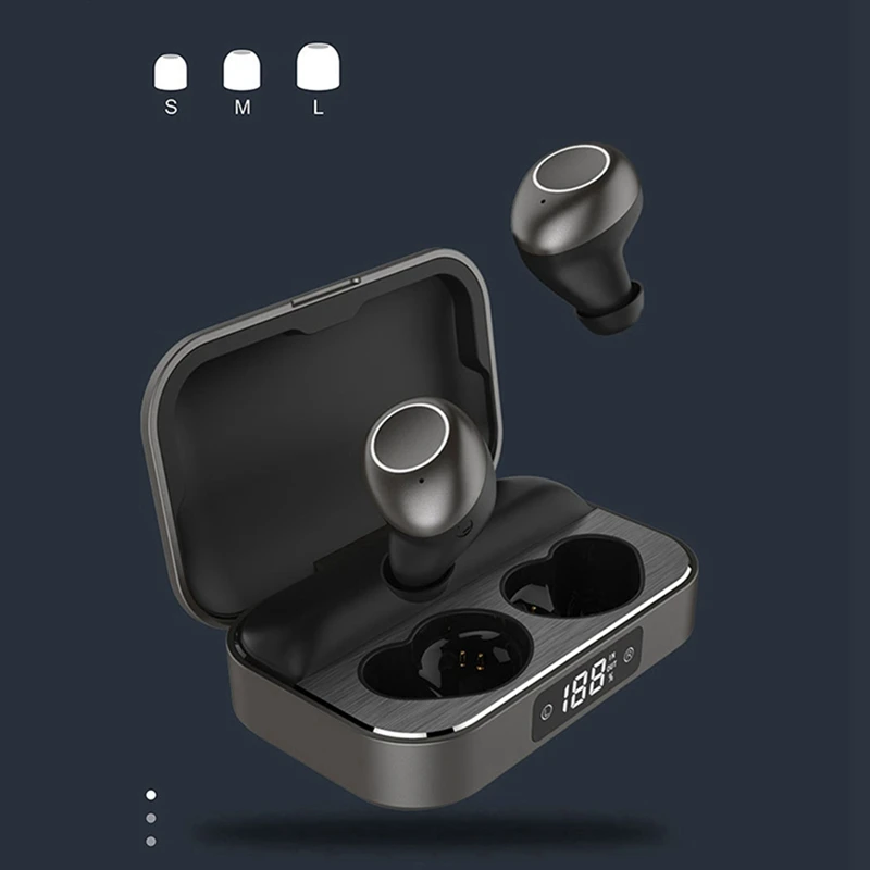 Bluetooth 5.0 Earbud Type Tws Digital Display Wireless Waterproof Sports Hifi Stereo Bluetooth Headset
Bluetooth 5.0 Earbud Type Tws Digital Display Wireless Waterproof Sports Hifi Stereo Bluetooth Headset