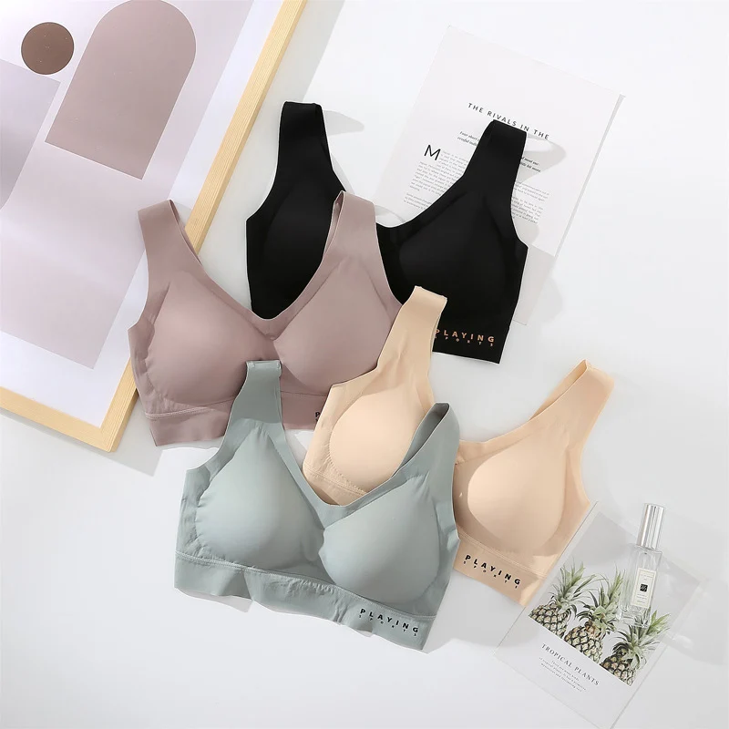 2021 latex underwear seamless underwear women's sports vest without steel ring sleep underwear bra underwear
2021 latex underwear seamless underwear women's sports vest without steel ring sleep underwear bra underwear