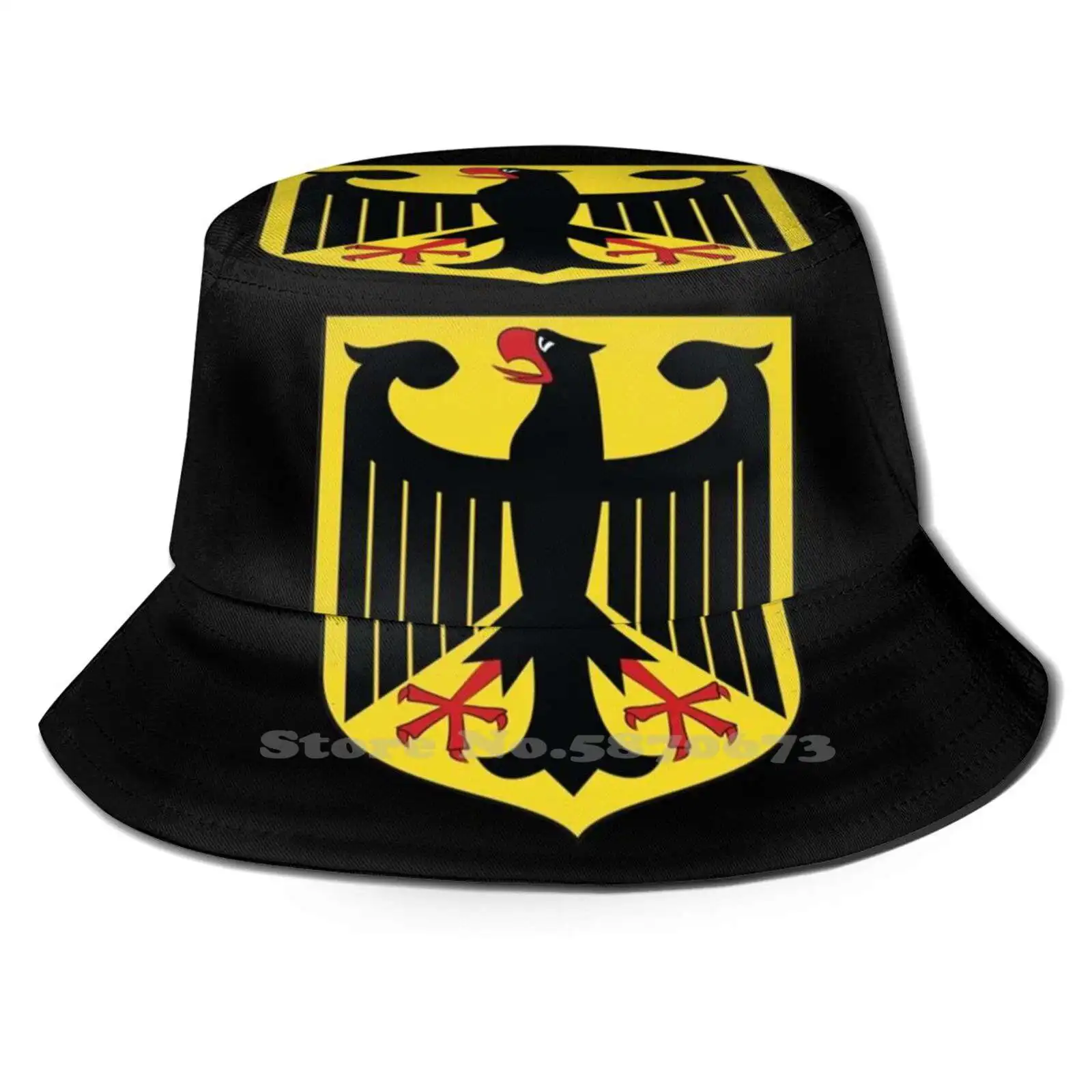 

Цветные немецкие Панамы с принтом герба Германии, шляпа от солнца, немецкий герб, Европейский Флаг Берлина, черные флажки, герб