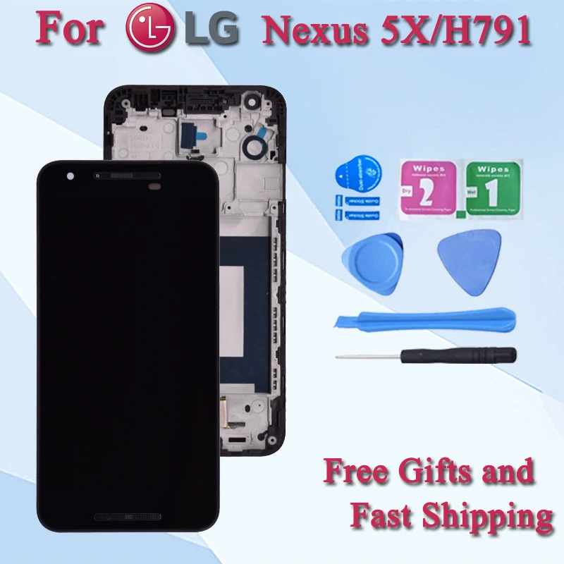 Orignal For LG Google nexus 5X H791 H790 Lcd Screen Display and Touch Glass Digitizer assembaly with frame free shipping
Orignal For LG Google nexus 5X H791 H790 Lcd Screen Display and Touch Glass Digitizer assembaly with frame free shipping