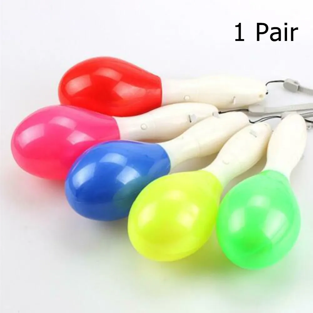 2 Pcs Flashing Multi Color LED Maracas Light Up Neon Sensory New Toy Shaking Party Atmosphere Glowing Sand Hammer
2 Pcs Flashing Multi Color LED Maracas Light Up Neon Sensory New Toy Shaking Party Atmosphere Glowing Sand Hammer