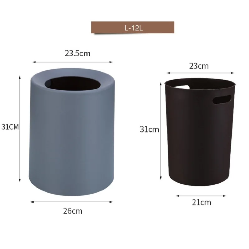 8L/12L Double-layer Waste Bins Plastic Matte Large Capacity Trash Can Home Kitchen Living Room Toilet Double-decker Garbage Can 
8L/12L Double-layer Waste Bins Plastic Matte Large Capacity Trash Can Home Kitchen Living Room Toilet Double-decker Garbage Can