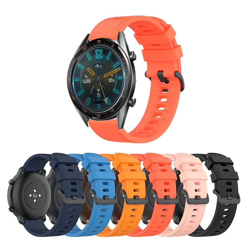 Силиконовый ремешок 22 мм для Huawei Watch GT 2 Pro/2E/2 46 мм спортивный сменный ремешок для часов Samsung Galaxy 3 45 мм/46 мм/Gear S3 браслет
Силиконовый ремешок 22 мм для Huawei Watch GT 2 Pro/2E/2 46 мм спортивный сменный ремешок для часов Samsung Galaxy 3 45 мм/46 мм/Gear S3 браслет