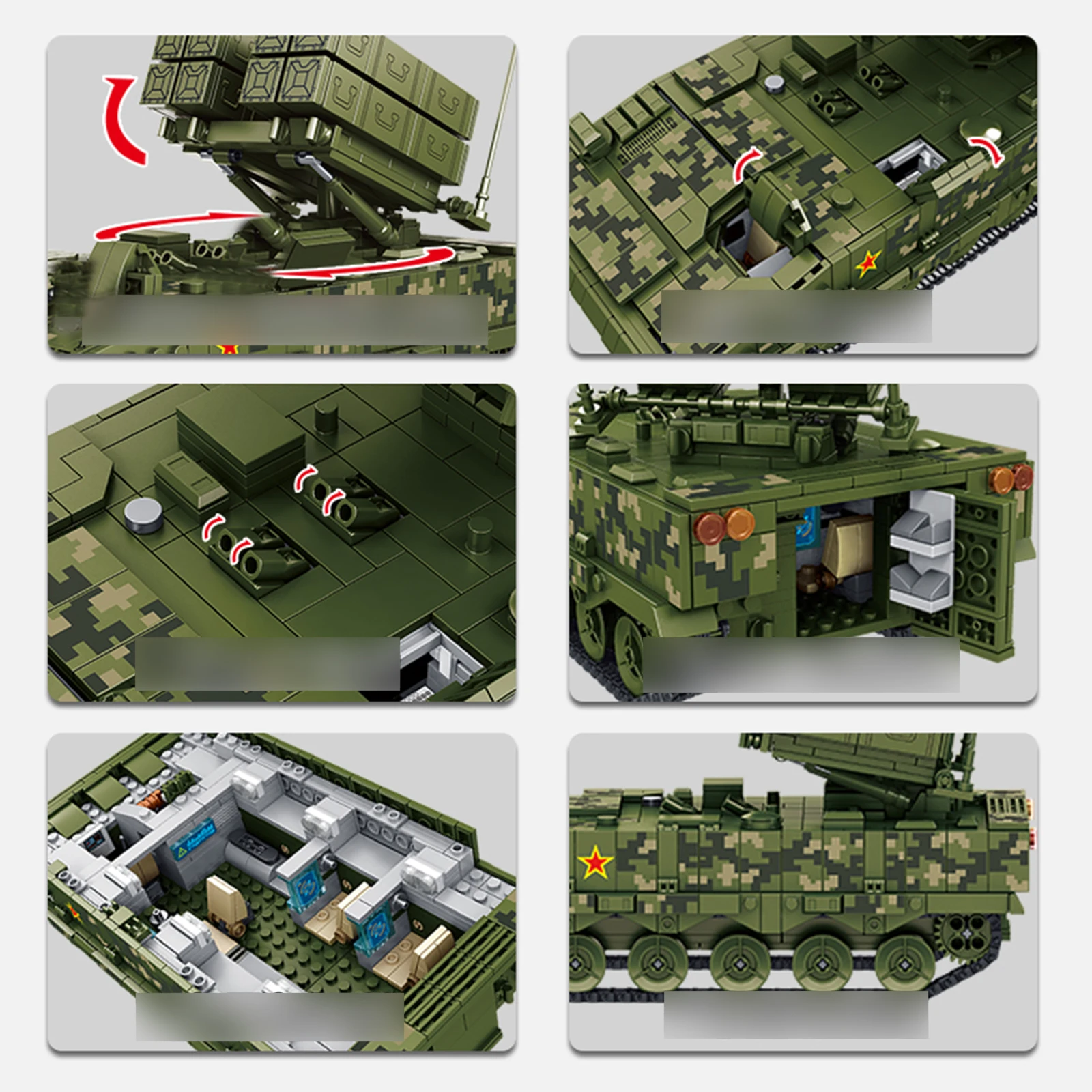 1561Pcs Military Anti-Tank Missile Building Blocks Battle Armored Tank Army Weapon Model Bricks Toys Construction Kit Models
1561Pcs Military Anti-Tank Missile Building Blocks Battle Armored Tank Army Weapon Model Bricks Toys Construction Kit Models