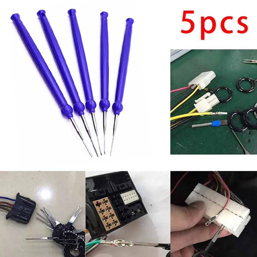 5PCS Car Plug Terminal Removal Tool Pin Puller Repair Electric Puller Hand Tool Accessori Auto Removal Tool
5PCS Car Plug Terminal Removal Tool Pin Puller Repair Electric Puller Hand Tool Accessori Auto Removal Tool