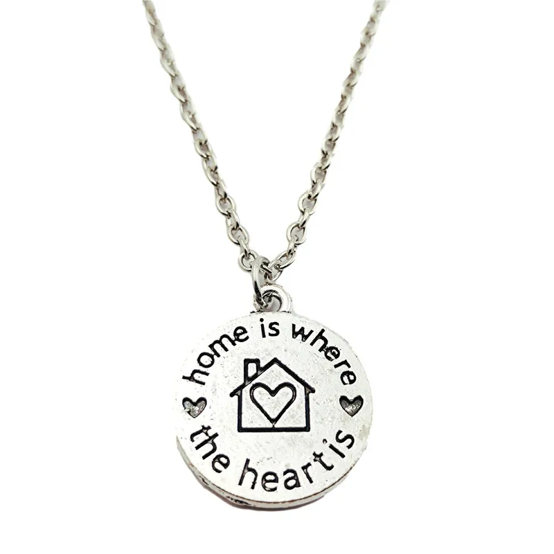 Home Is Where Heart Charm Creative Chain Necklace Women Pendants Fashion Jewelry Accessory ,Friend Gifts
Home Is Where Heart Charm Creative Chain Necklace Women Pendants Fashion Jewelry Accessory ,Friend Gifts