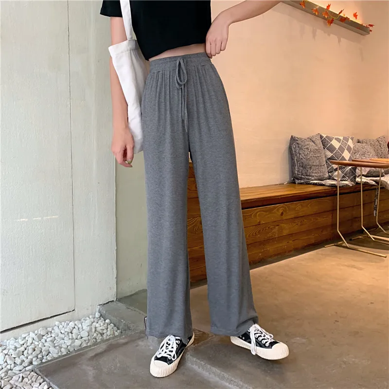 Wide Leg Pants Womens Streetwear Fashion Baggy High Waist Straight Long Pants Summer Ladies Solid Loose Casual Trousers Female
Wide Leg Pants Womens Streetwear Fashion Baggy High Waist Straight Long Pants Summer Ladies Solid Loose Casual Trousers Female
