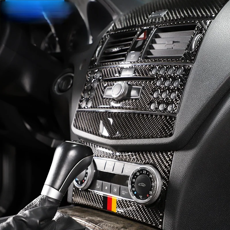 Carbon Fiber Interior Trim Outlet CD Air Conditioning Central Control Panel For Mercedes C Class W204 Car Stickers Decals
Carbon Fiber Interior Trim Outlet CD Air Conditioning Central Control Panel For Mercedes C Class W204 Car Stickers Decals