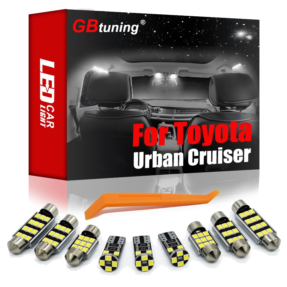 GBtuning Canbus LED Interior Light Kit 8pcs For Toyota Urban Cruiser 2007 To 2016 Vehicle Auto Dome Map Trunk Bulb Lamp Parts
GBtuning Canbus LED Interior Light Kit 8pcs For Toyota Urban Cruiser 2007 To 2016 Vehicle Auto Dome Map Trunk Bulb Lamp Parts
