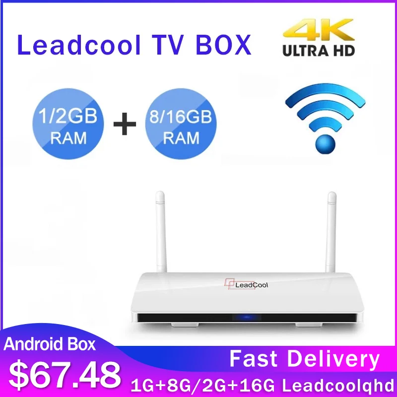 Leadcool 2G 16G Full HD Smart TV Box 4K H.265 RK3229 четырехъядерный Android 1G 8G телеприставка VS X96 MAX plus
Leadcool 2G 16G Full HD Smart TV Box 4K H.265 RK3229 четырехъядерный Android 1G 8G телеприставка VS X96 MAX plus