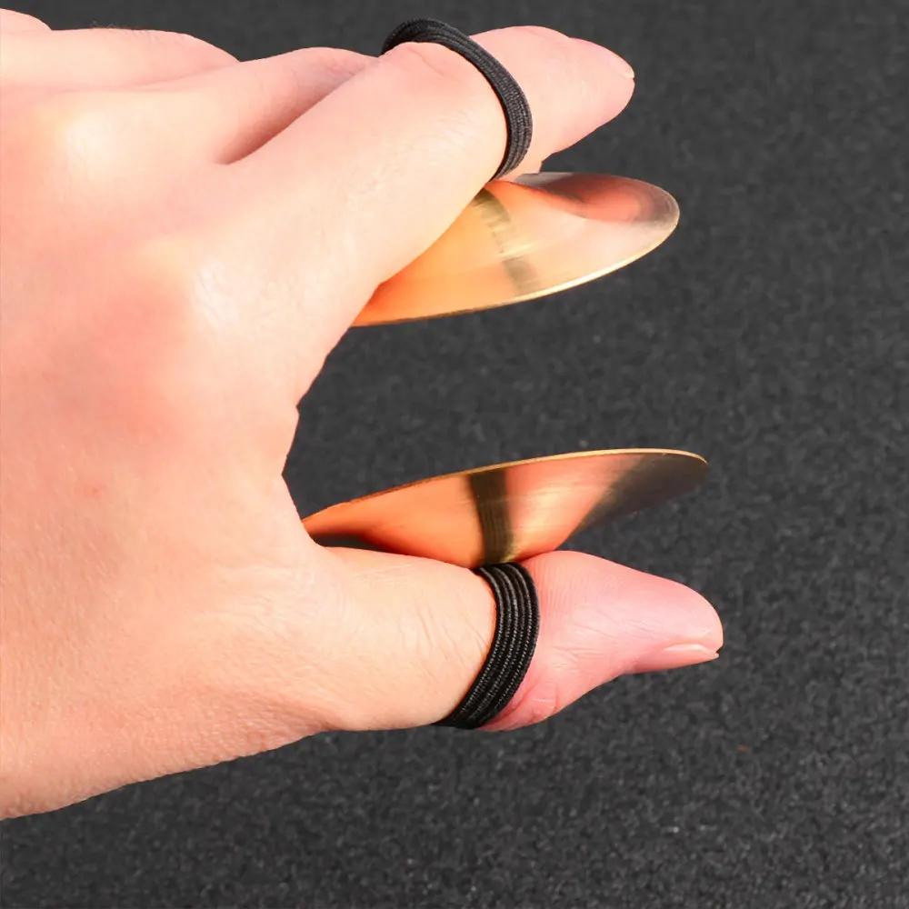 6pcs Musical Instrumen Belly Dance Copper Finger Cymbals Percussion Cymbals Dancing Props Percussion Instrument (Golden)
6pcs Musical Instrumen Belly Dance Copper Finger Cymbals Percussion Cymbals Dancing Props Percussion Instrument (Golden)