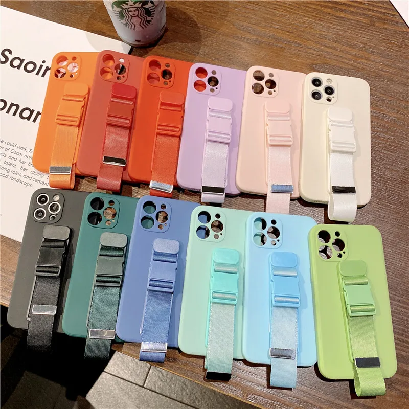 Solid Color Soft Silicone Phone Case For iPhone 12 11 Pro Max XSMAX XR X SE2 8 7 6 Plus Multifunction Wristband Protective Shell
Solid Color Soft Silicone Phone Case For iPhone 12 11 Pro Max XSMAX XR X SE2 8 7 6 Plus Multifunction Wristband Protective Shell