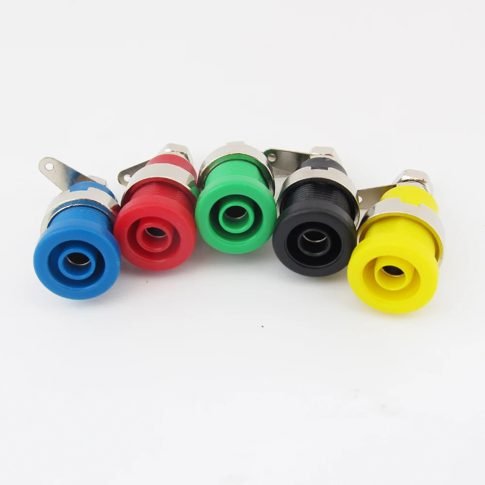 1 set 5 colors 4mm Binding Post Banana Jack 4mm Safety Protection Plug 2099 
1 set 5 colors 4mm Binding Post Banana Jack 4mm Safety Protection Plug 2099