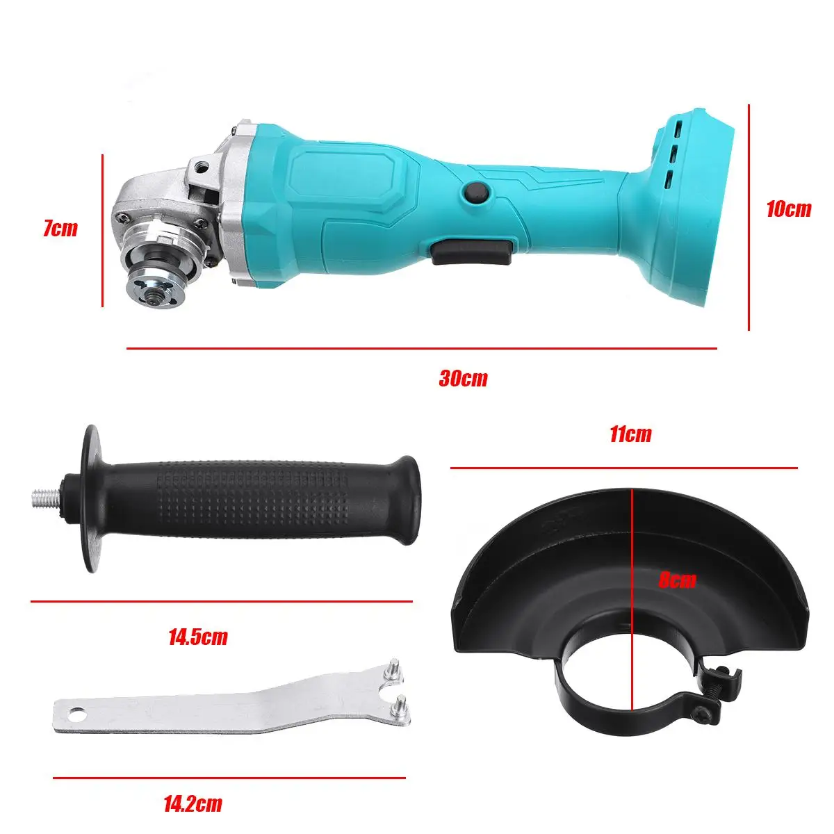 800W 18V 125mm Brushless Cordless Impact Angle Grinder Variable Speed For Makita Battery DIY Power Tool Cutting Machine Polisher
800W 18V 125mm Brushless Cordless Impact Angle Grinder Variable Speed For Makita Battery DIY Power Tool Cutting Machine Polisher