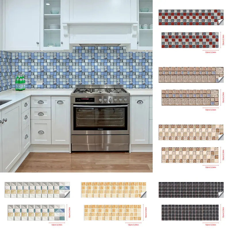 Brick Stickers 10Pcs/Lot 3D Self-Adhesive Wallpaper High Quality Pvc Waterproof Wall Stick For Bathroom Kitchen Home Floor Decor
Brick Stickers 10Pcs/Lot 3D Self-Adhesive Wallpaper High Quality Pvc Waterproof Wall Stick For Bathroom Kitchen Home Floor Decor