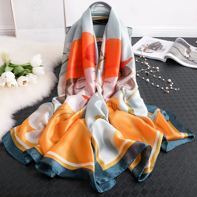 New style Four seasons china quality silk scarves women foulard Office warm large shawls lady fashion nice print beach hijab
New style Four seasons china quality silk scarves women foulard Office warm large shawls lady fashion nice print beach hijab