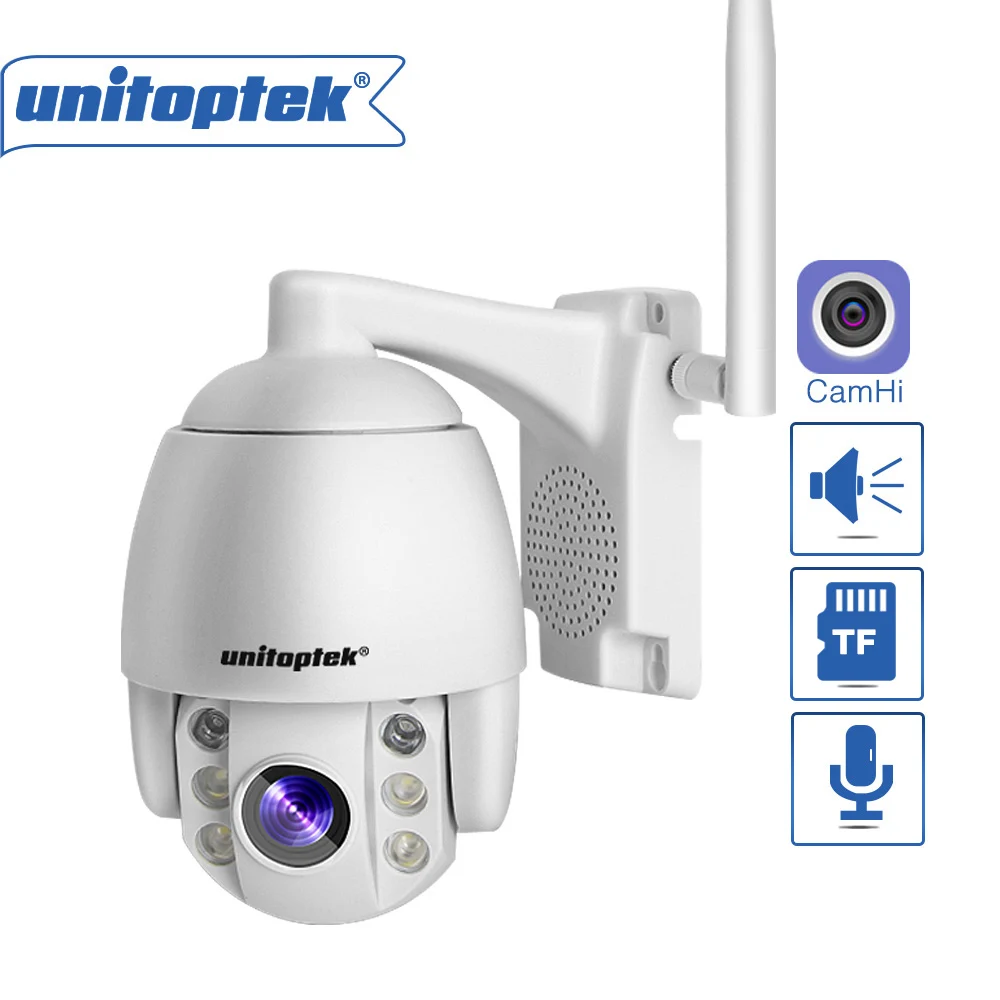 Мини HD 1080P Беспроводная PTZ ip камера двухсторонняя аудио скоростная купольная CCTV