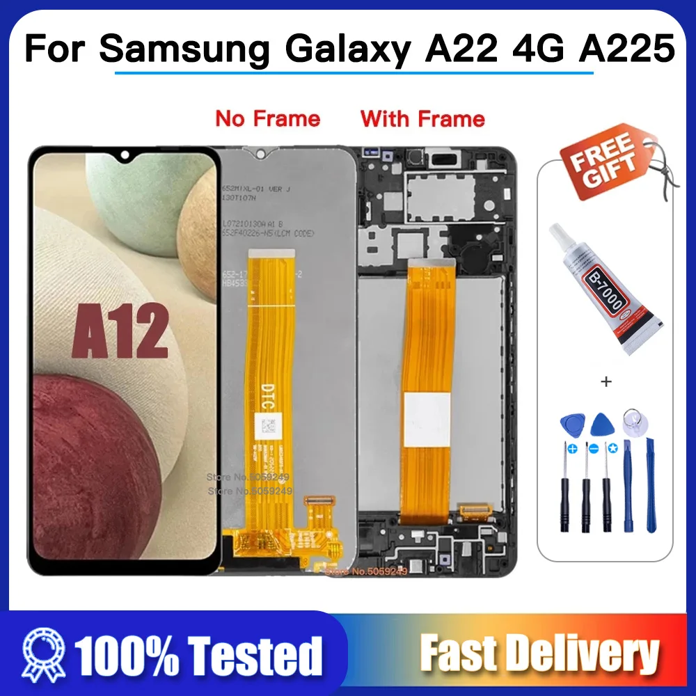 6.5'' Lcd Display For Samsung Galaxy A12 A125 Touch Screen Display Digitizer Assembly Parts For Samsung SM-A12F SM-A12F/DSN Lcd
6.5'' Lcd Display For Samsung Galaxy A12 A125 Touch Screen Display Digitizer Assembly Parts For Samsung SM-A12F SM-A12F/DSN Lcd