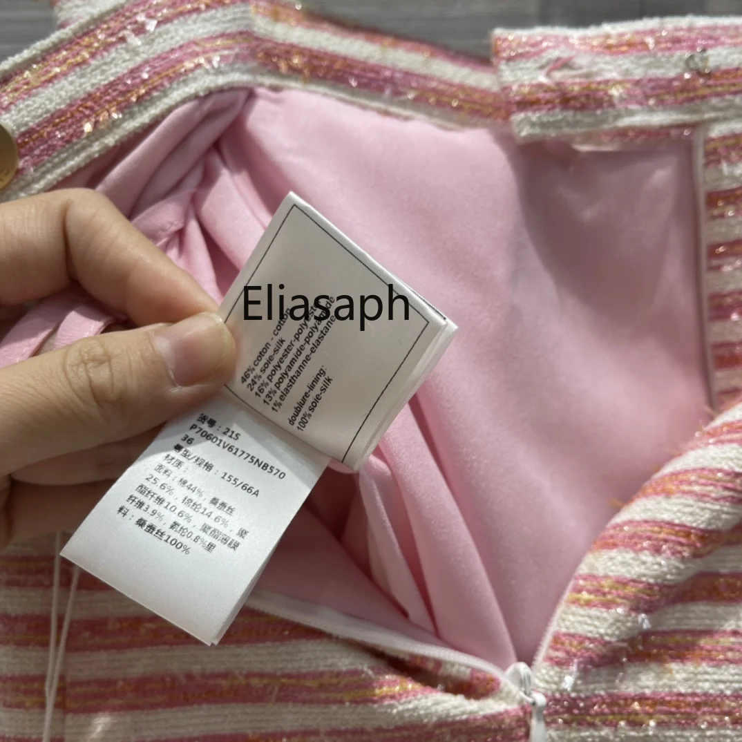 Preppy Style Pink Striped Skirts for Women Summer 2020 High-end Brand Big Hem Loose Skirts Top Quality Blended Tweed Skirts Lady
Preppy Style Pink Striped Skirts for Women Summer 2020 High-end Brand Big Hem Loose Skirts Top Quality Blended Tweed Skirts Lady