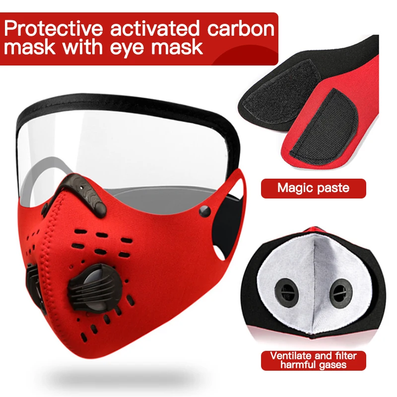 Cycling Face Mask With Breathing Valve Face Shield Outdoor Anti-Dust Cycling Face Mask Can be Disassembled Bike Protective Mask
Cycling Face Mask With Breathing Valve Face Shield Outdoor Anti-Dust Cycling Face Mask Can be Disassembled Bike Protective Mask