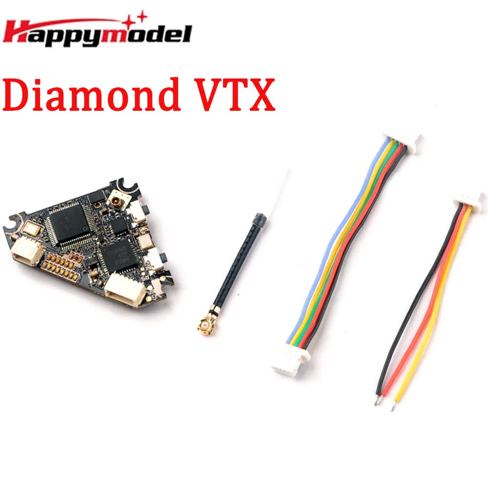 Happymodel Diamond VTX 5 8G 40ch 25 МВт 200 мВт переключаемый с DVR для Mobula7 Reddevil Trashcan RC FPV гоночный